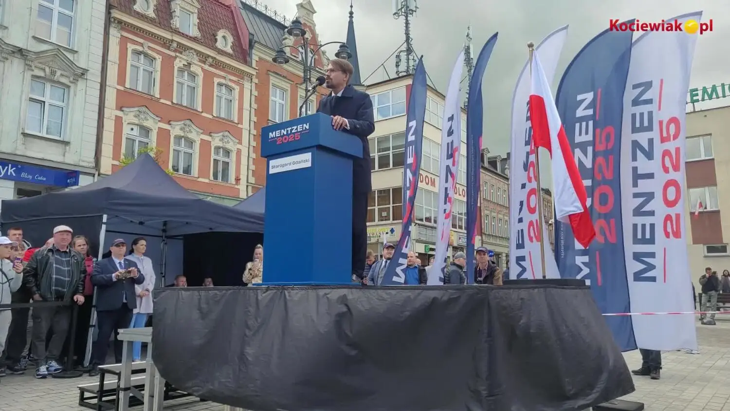 Kandydat Konfederacji na prezydenta RP odwiedził Starogard